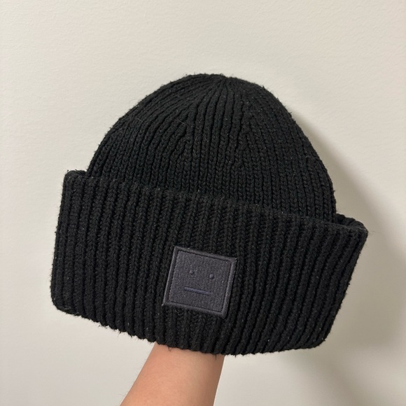 Acne Studios Black Beanie